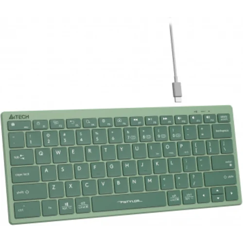 Клавиатура A4Tech Fstyler FBX51C зеленый USB беспроводная BT/Radio slim Multimedia (FBX51C MATCHA GREEN)